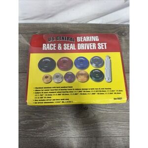US General 95853 Bearing Race & Seal Driver Kit - 10 Pieces New!!